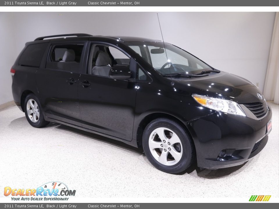 2011 Toyota Sienna LE Black / Light Gray Photo #1