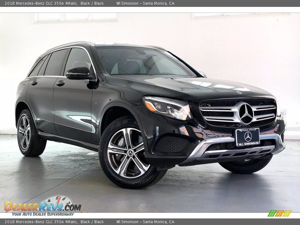 2018 Mercedes-Benz GLC 350e 4Matic Black / Black Photo #34