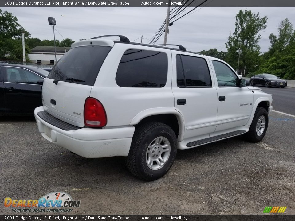 2001 Dodge Durango SLT 4x4 Bright White / Dark Slate Gray/Taupe Photo #4