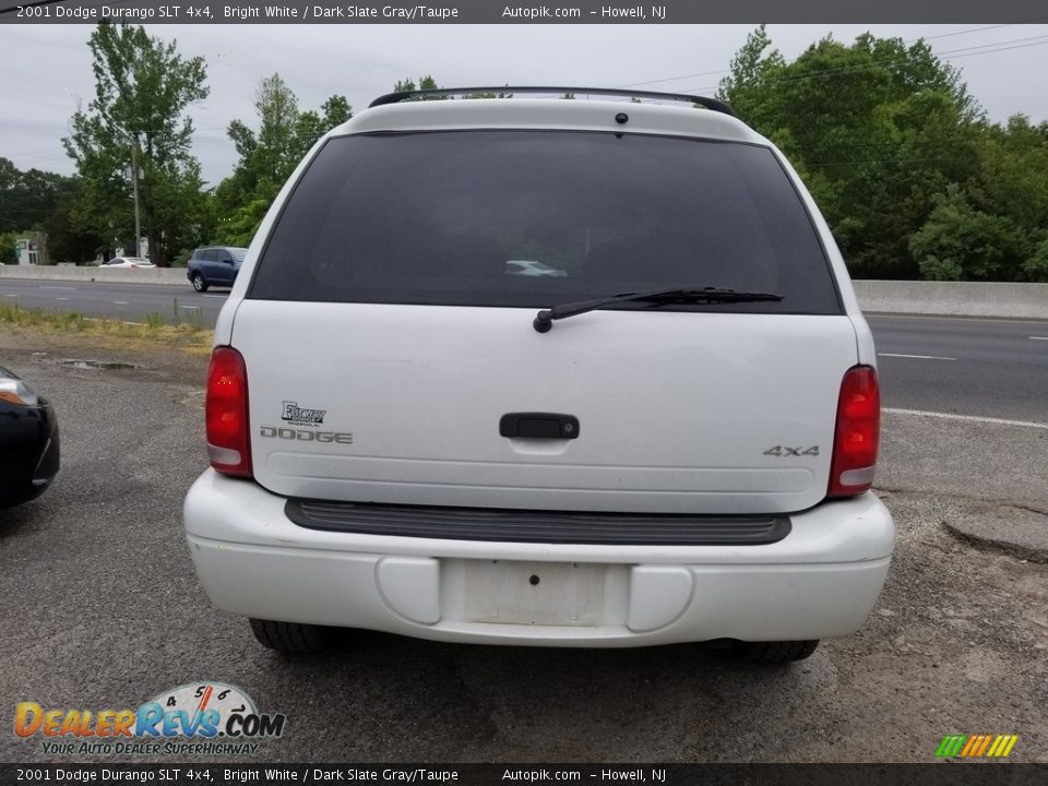 2001 Dodge Durango SLT 4x4 Bright White / Dark Slate Gray/Taupe Photo #5