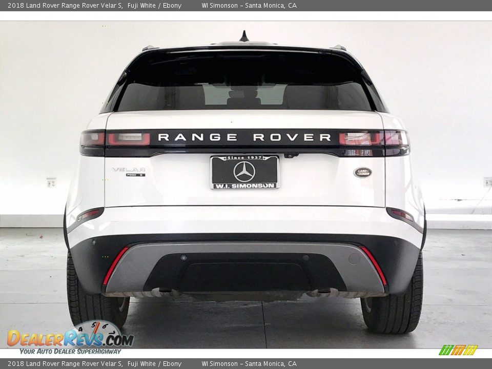 2018 Land Rover Range Rover Velar S Fuji White / Ebony Photo #3