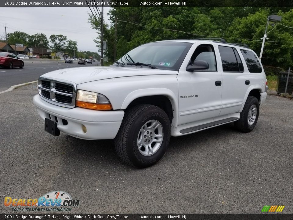 2001 Dodge Durango SLT 4x4 Bright White / Dark Slate Gray/Taupe Photo #7