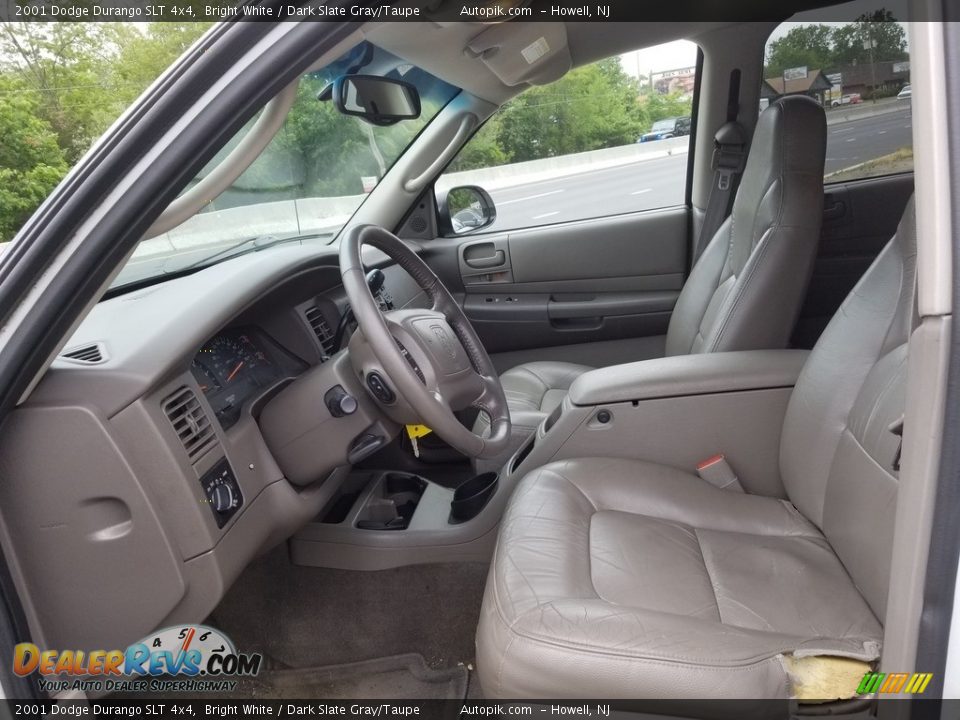 2001 Dodge Durango SLT 4x4 Bright White / Dark Slate Gray/Taupe Photo #9