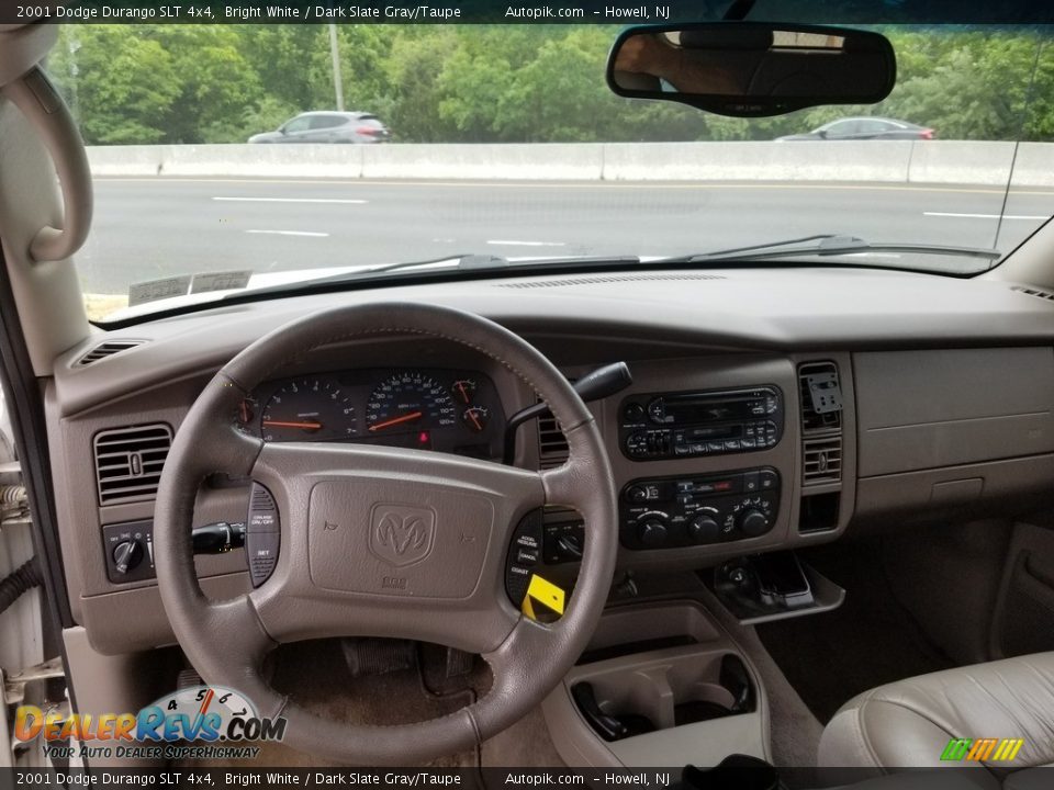 2001 Dodge Durango SLT 4x4 Bright White / Dark Slate Gray/Taupe Photo #10