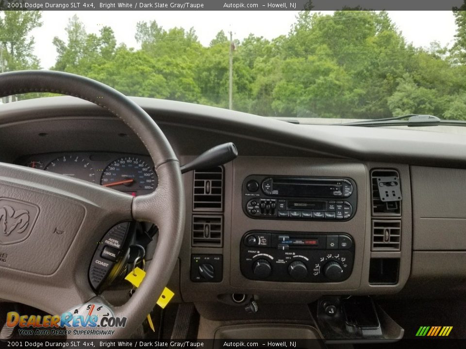 2001 Dodge Durango SLT 4x4 Bright White / Dark Slate Gray/Taupe Photo #12