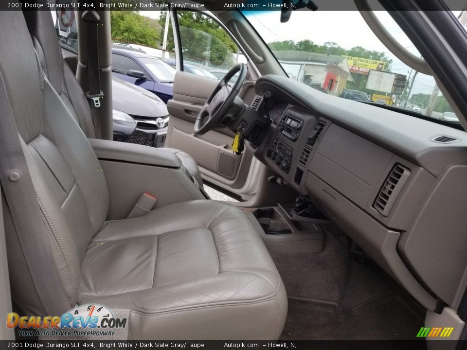 2001 Dodge Durango SLT 4x4 Bright White / Dark Slate Gray/Taupe Photo #14