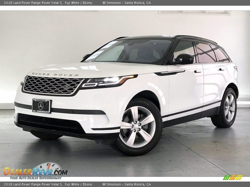 2018 Land Rover Range Rover Velar S Fuji White / Ebony Photo #12