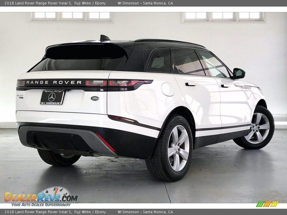 2018 Land Rover Range Rover Velar S Fuji White / Ebony Photo #13