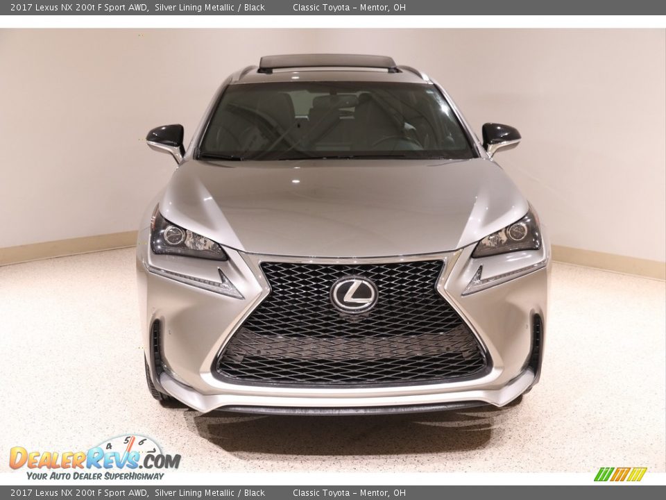 2017 Lexus NX 200t F Sport AWD Silver Lining Metallic / Black Photo #2