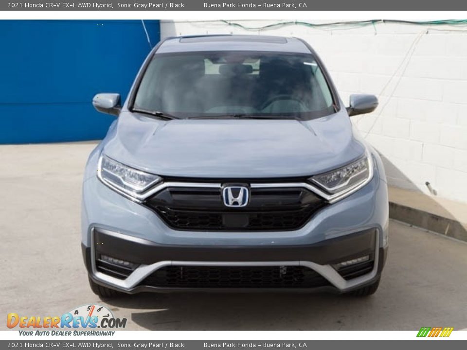 2021 Honda CR-V EX-L AWD Hybrid Sonic Gray Pearl / Black Photo #3