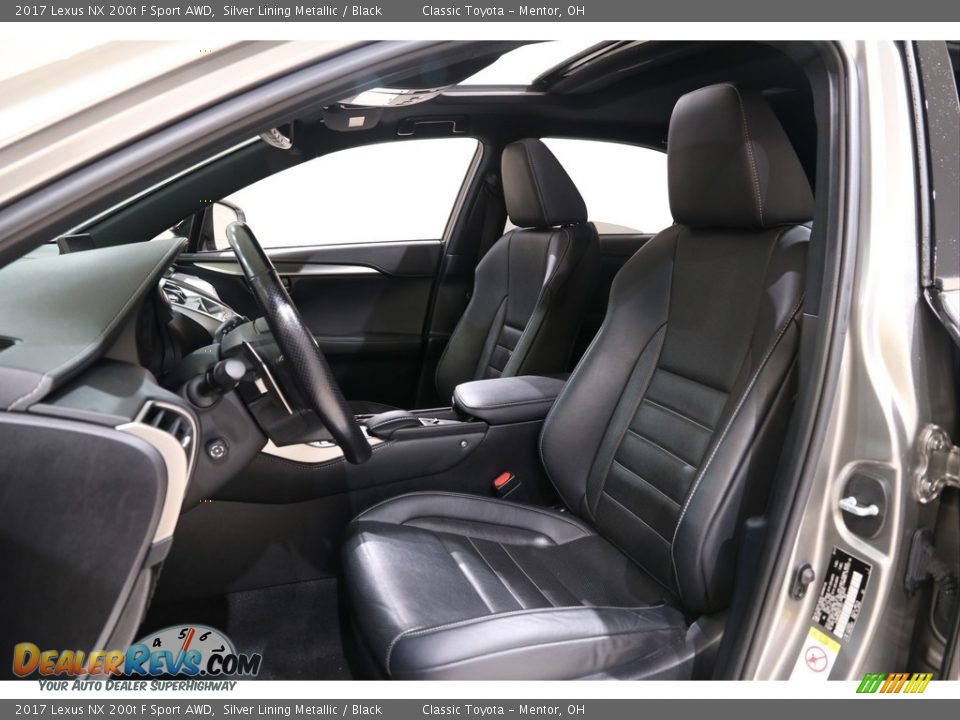 2017 Lexus NX 200t F Sport AWD Silver Lining Metallic / Black Photo #5