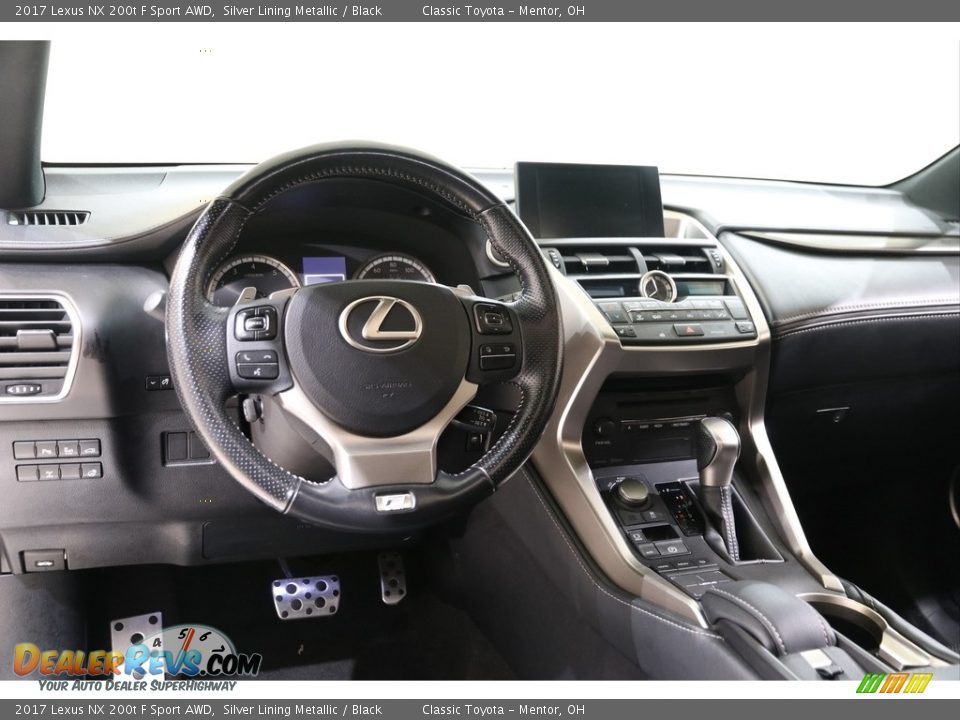 2017 Lexus NX 200t F Sport AWD Silver Lining Metallic / Black Photo #6