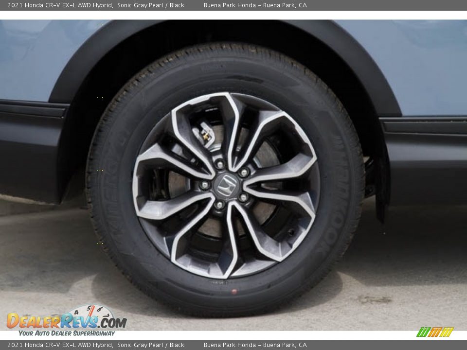 2021 Honda CR-V EX-L AWD Hybrid Sonic Gray Pearl / Black Photo #8