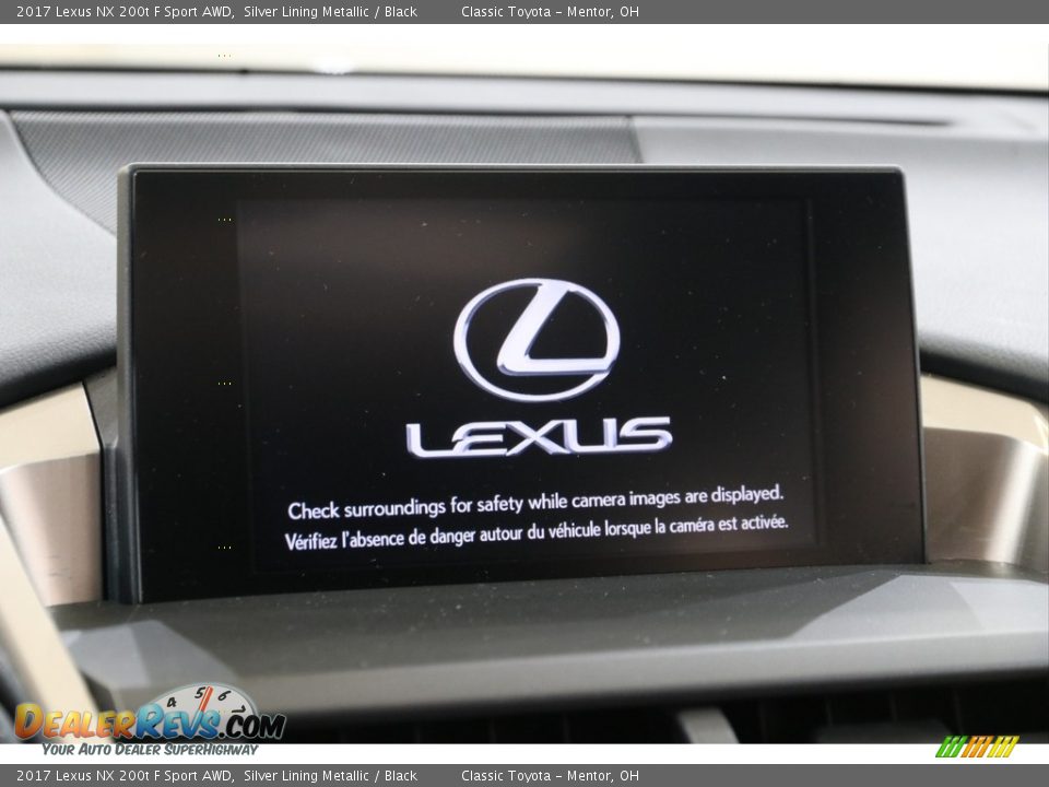 2017 Lexus NX 200t F Sport AWD Silver Lining Metallic / Black Photo #10