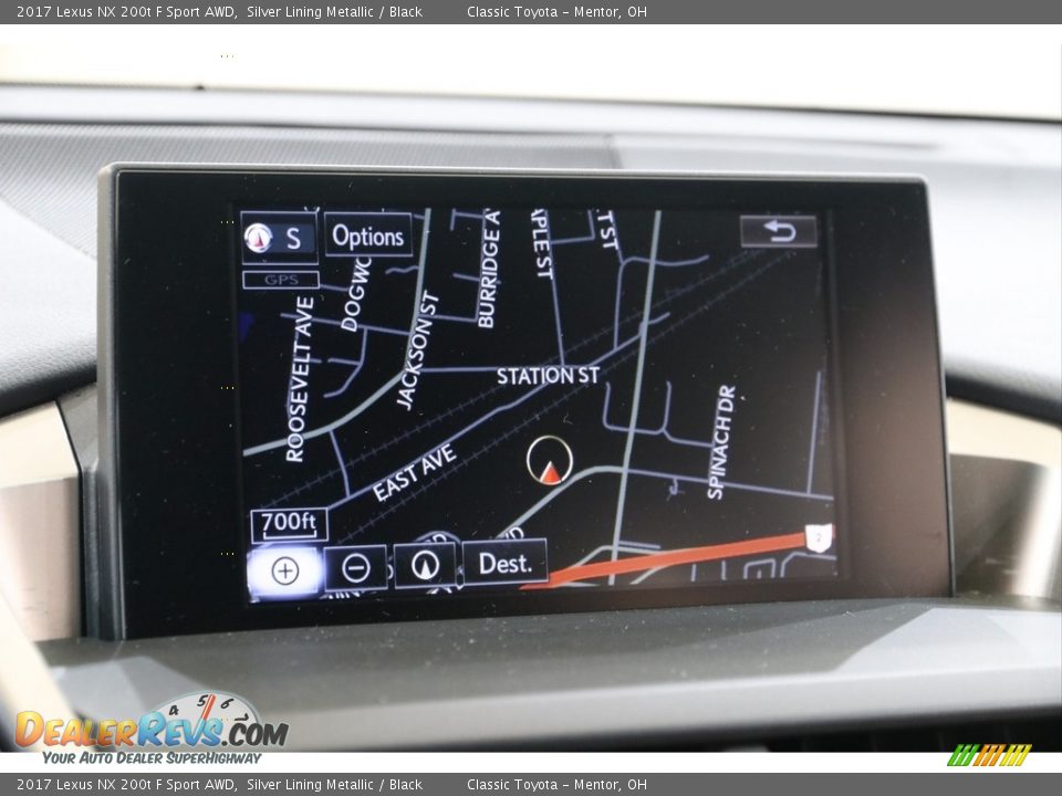 2017 Lexus NX 200t F Sport AWD Silver Lining Metallic / Black Photo #12