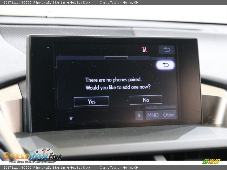 2017 Lexus NX 200t F Sport AWD Silver Lining Metallic / Black Photo #13