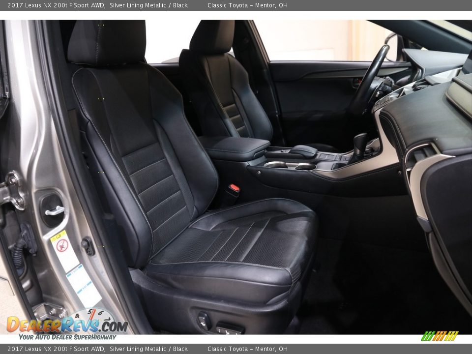 2017 Lexus NX 200t F Sport AWD Silver Lining Metallic / Black Photo #17