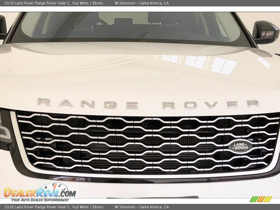 2018 Land Rover Range Rover Velar S Fuji White / Ebony Photo #30