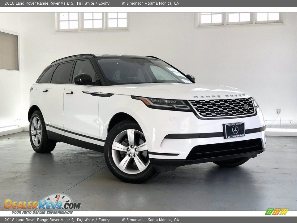 2018 Land Rover Range Rover Velar S Fuji White / Ebony Photo #34