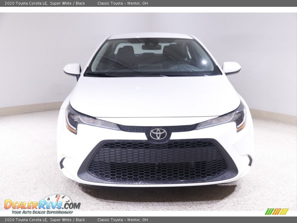 2020 Toyota Corolla LE Super White / Black Photo #2