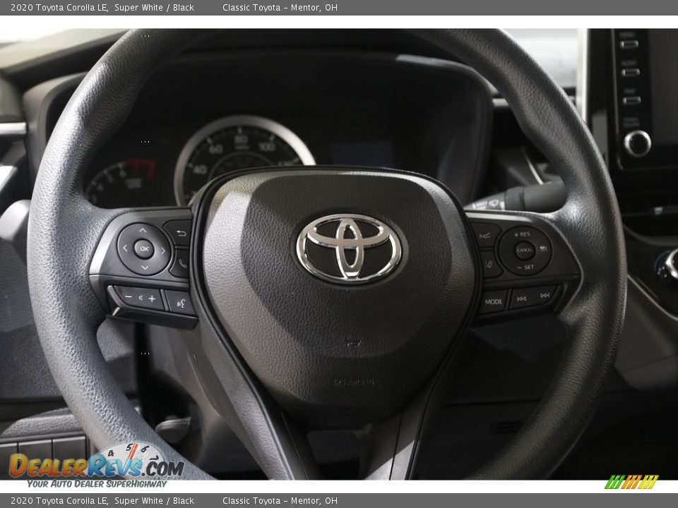 2020 Toyota Corolla LE Super White / Black Photo #7