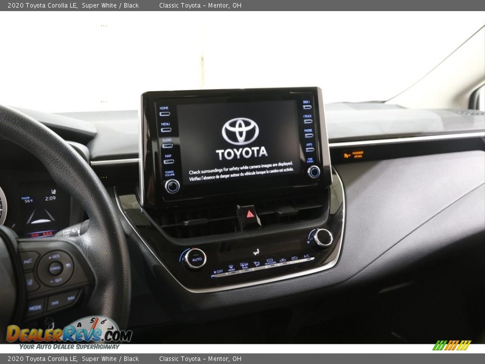 2020 Toyota Corolla LE Super White / Black Photo #9