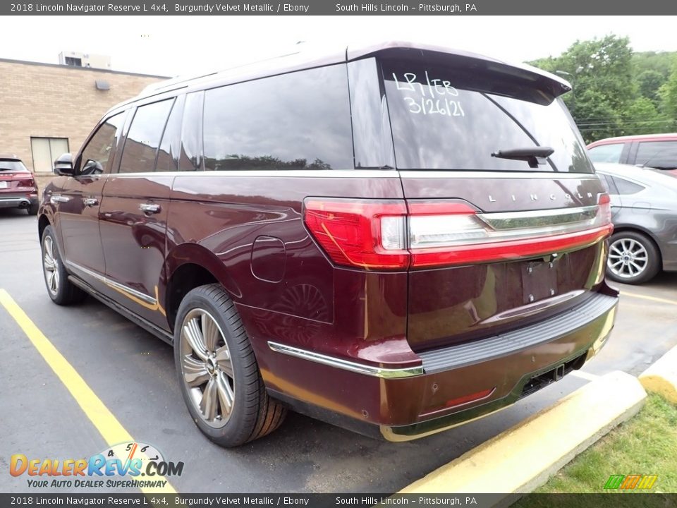 2018 Lincoln Navigator Reserve L 4x4 Burgundy Velvet Metallic / Ebony Photo #2