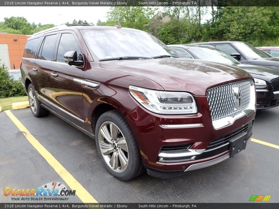 Burgundy Velvet Metallic 2018 Lincoln Navigator Reserve L 4x4 Photo #4