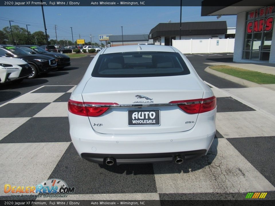 2020 Jaguar XF Premium Fuji White / Ebony Photo #4