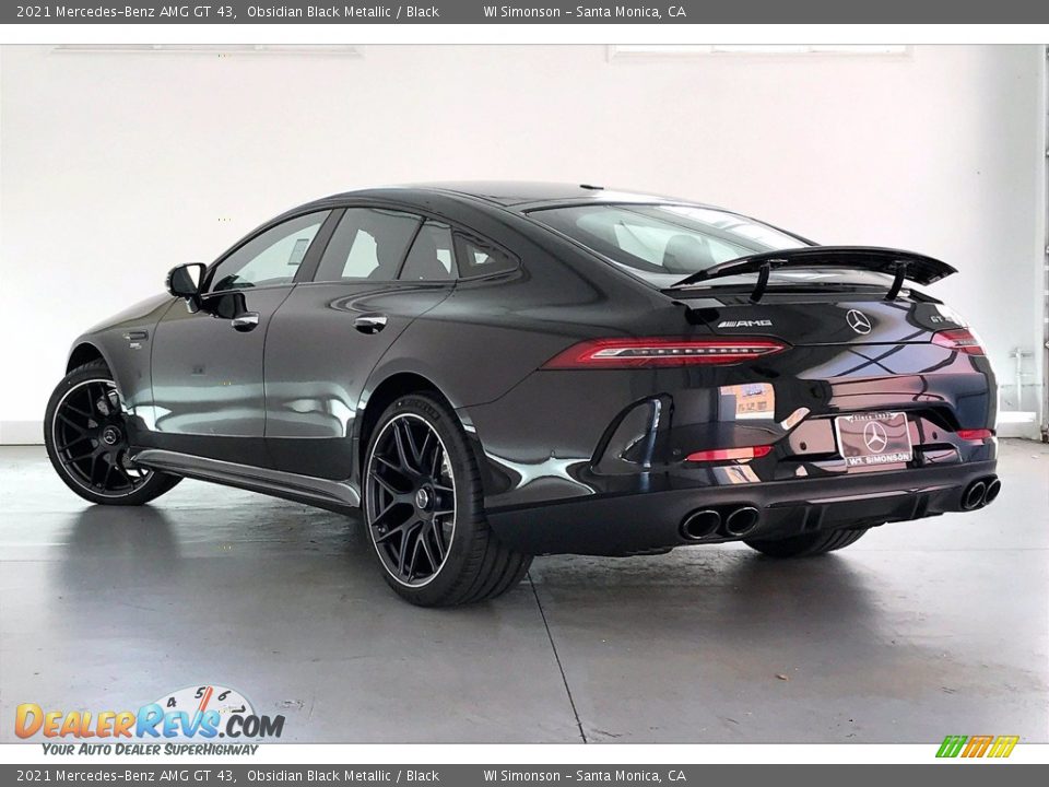 2021 Mercedes-Benz AMG GT 43 Obsidian Black Metallic / Black Photo #2