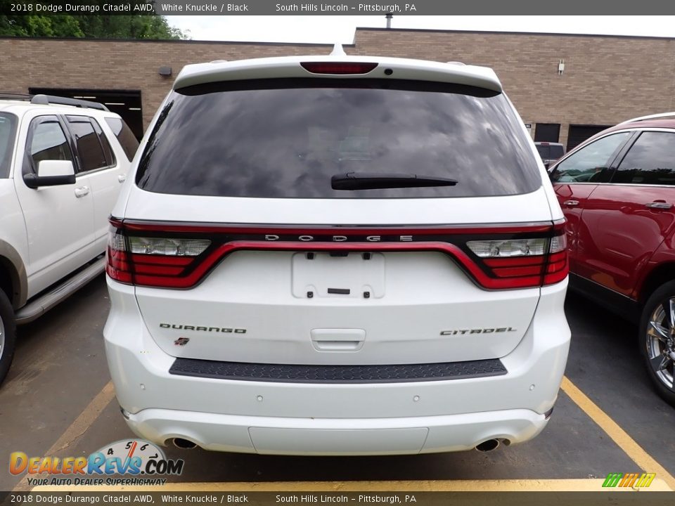 2018 Dodge Durango Citadel AWD White Knuckle / Black Photo #3