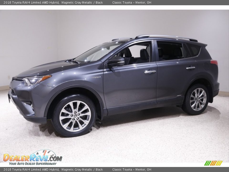 2018 Toyota RAV4 Limited AWD Hybrid Magnetic Gray Metallic / Black Photo #3