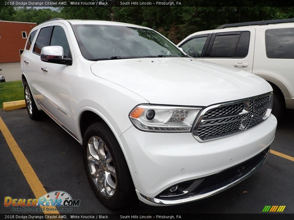 2018 Dodge Durango Citadel AWD White Knuckle / Black Photo #5