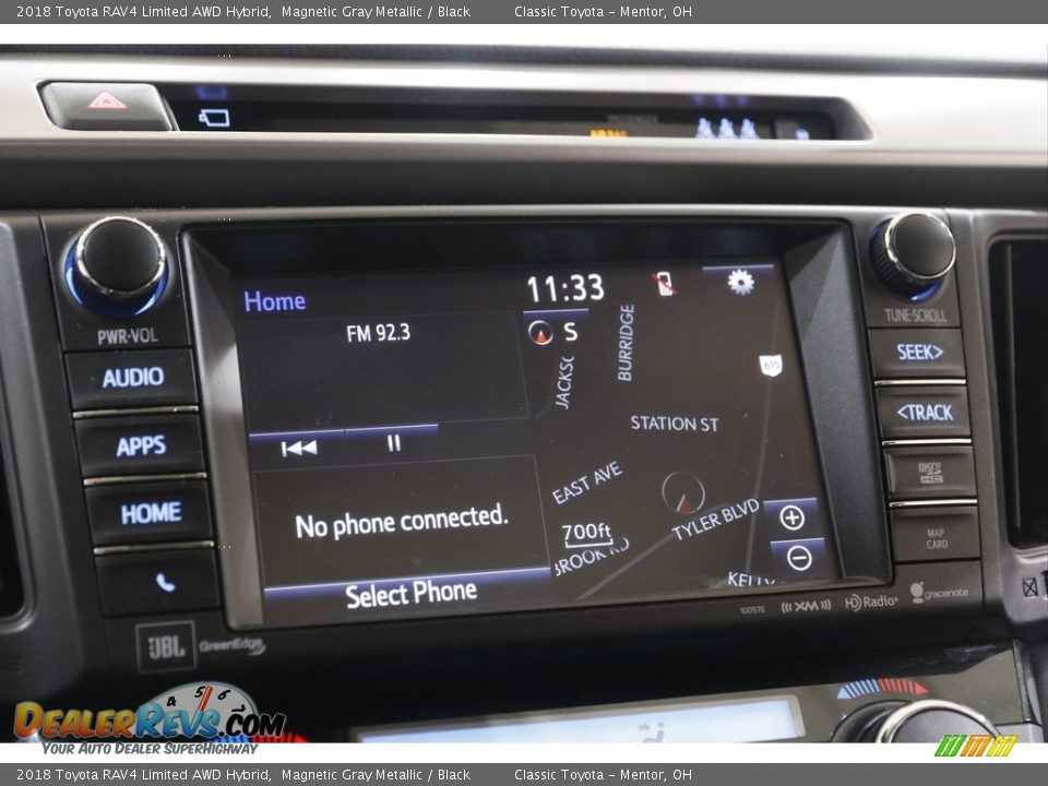 2018 Toyota RAV4 Limited AWD Hybrid Magnetic Gray Metallic / Black Photo #10