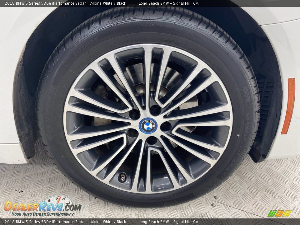 2018 BMW 5 Series 530e iPerfomance Sedan Alpine White / Black Photo #6