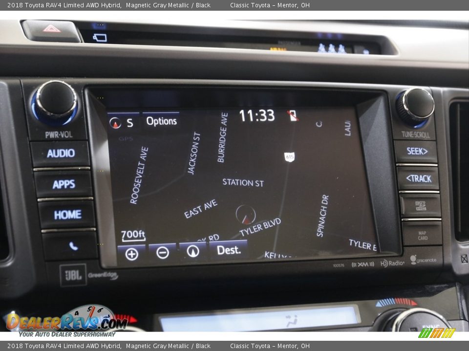 2018 Toyota RAV4 Limited AWD Hybrid Magnetic Gray Metallic / Black Photo #11