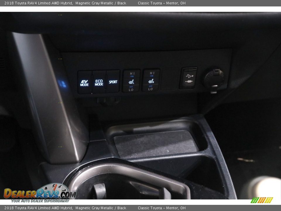 2018 Toyota RAV4 Limited AWD Hybrid Magnetic Gray Metallic / Black Photo #13