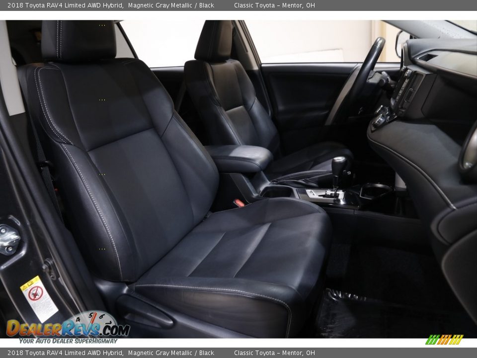 2018 Toyota RAV4 Limited AWD Hybrid Magnetic Gray Metallic / Black Photo #15