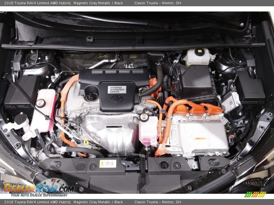 2018 Toyota RAV4 Limited AWD Hybrid Magnetic Gray Metallic / Black Photo #19