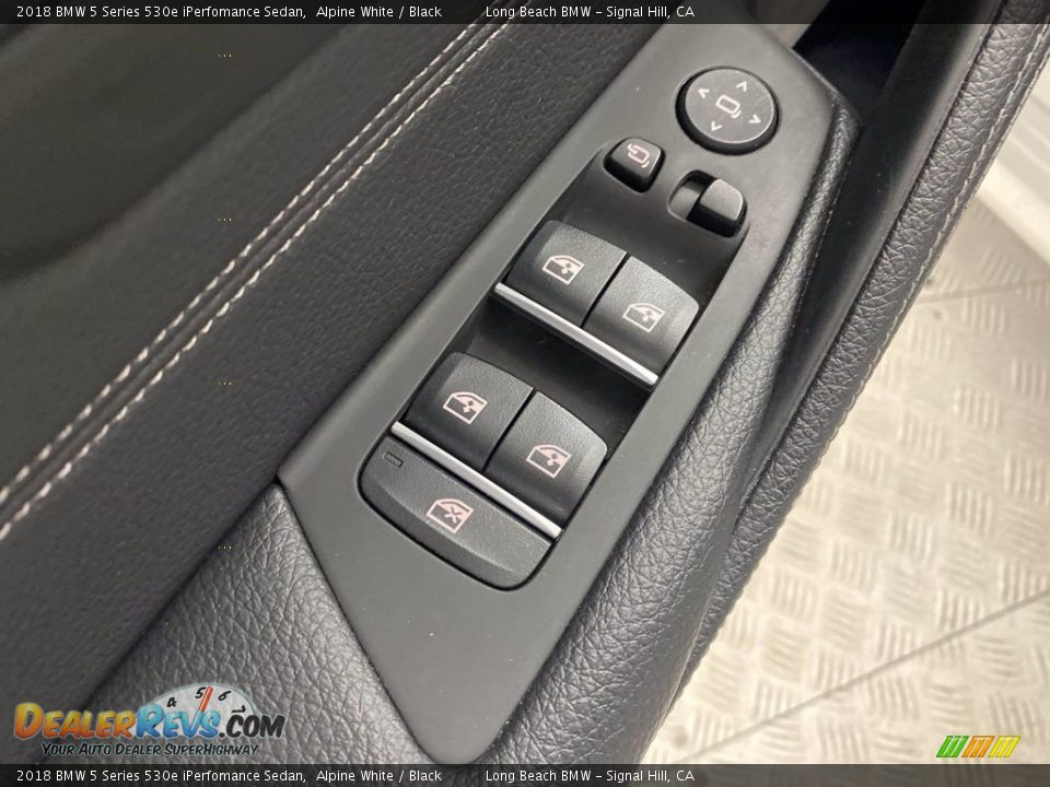 2018 BMW 5 Series 530e iPerfomance Sedan Alpine White / Black Photo #14