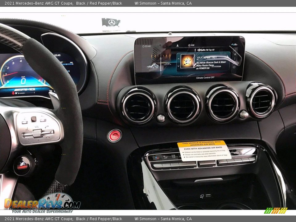 Controls of 2021 Mercedes-Benz AMG GT Coupe Photo #6