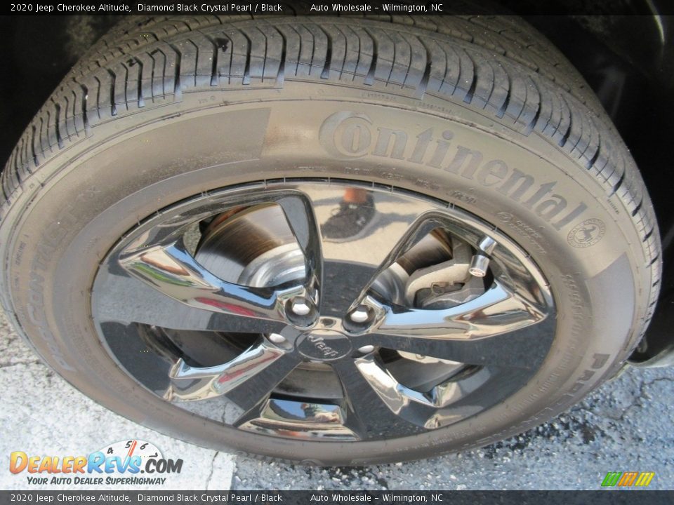 2020 Jeep Cherokee Altitude Diamond Black Crystal Pearl / Black Photo #7