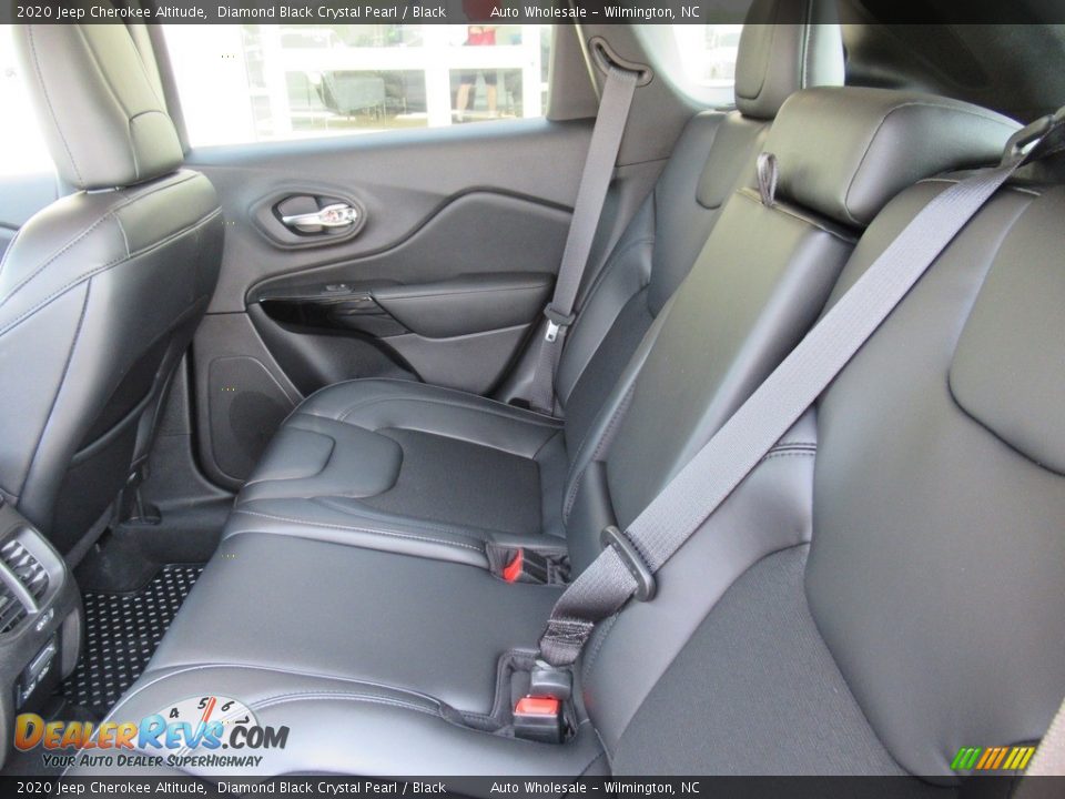 2020 Jeep Cherokee Altitude Diamond Black Crystal Pearl / Black Photo #12