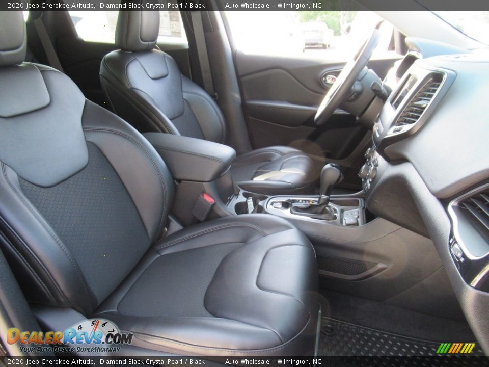 2020 Jeep Cherokee Altitude Diamond Black Crystal Pearl / Black Photo #13