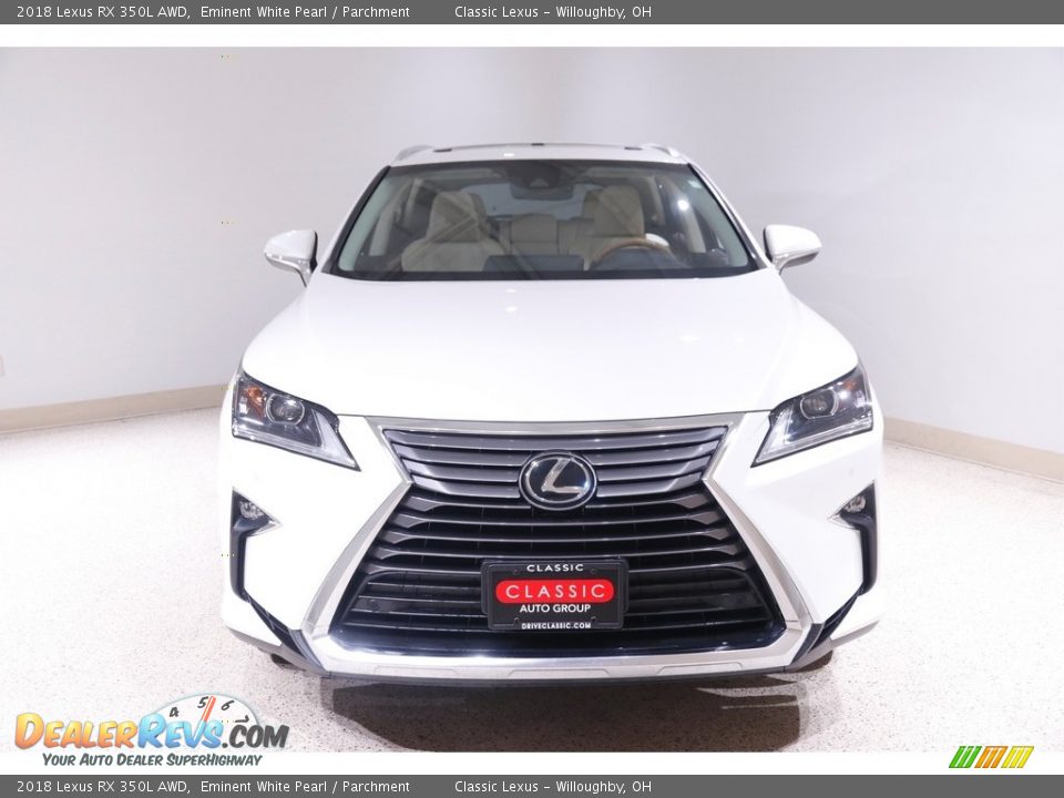 2018 Lexus RX 350L AWD Eminent White Pearl / Parchment Photo #2