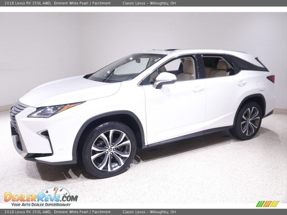 2018 Lexus RX 350L AWD Eminent White Pearl / Parchment Photo #3