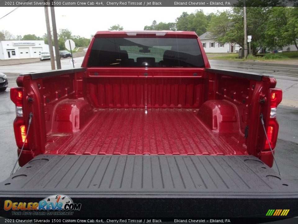 2021 Chevrolet Silverado 1500 Custom Crew Cab 4x4 Cherry Red Tintcoat / Jet Black Photo #9