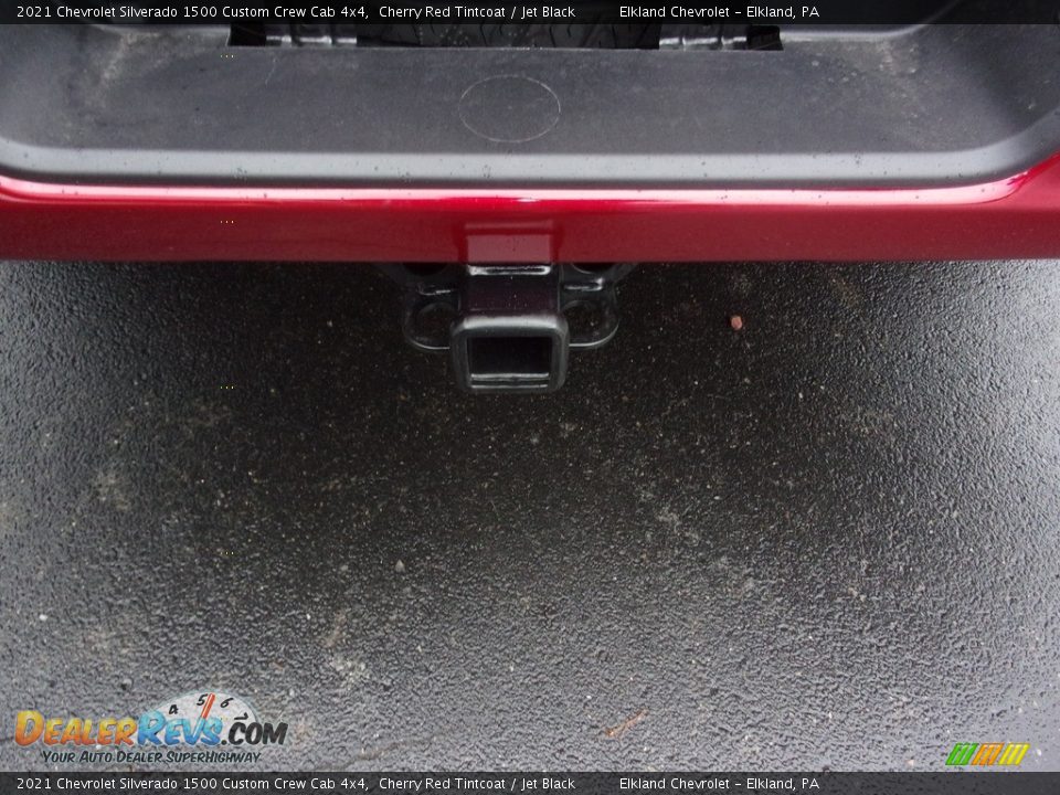 2021 Chevrolet Silverado 1500 Custom Crew Cab 4x4 Cherry Red Tintcoat / Jet Black Photo #10
