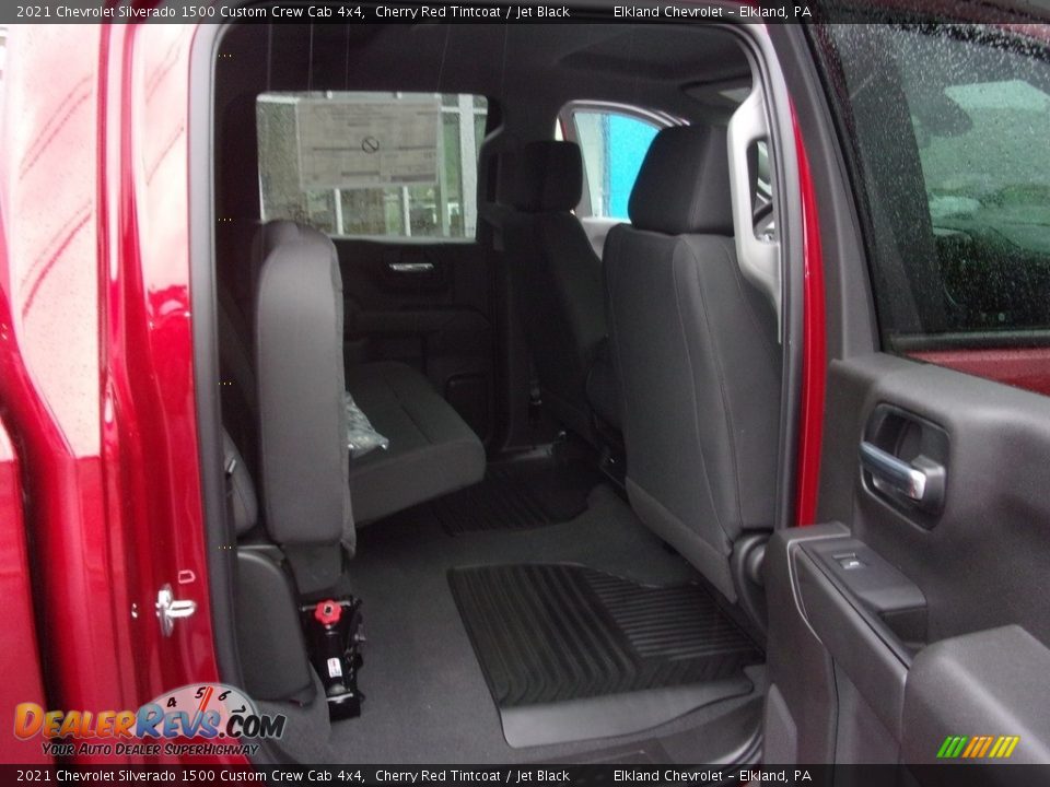 2021 Chevrolet Silverado 1500 Custom Crew Cab 4x4 Cherry Red Tintcoat / Jet Black Photo #18