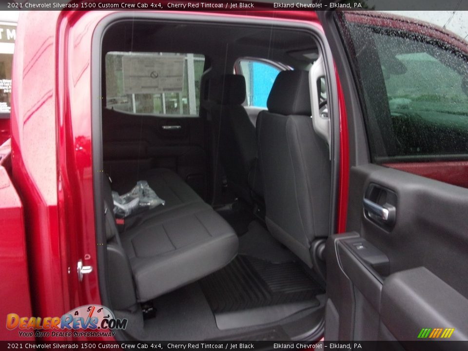 2021 Chevrolet Silverado 1500 Custom Crew Cab 4x4 Cherry Red Tintcoat / Jet Black Photo #19